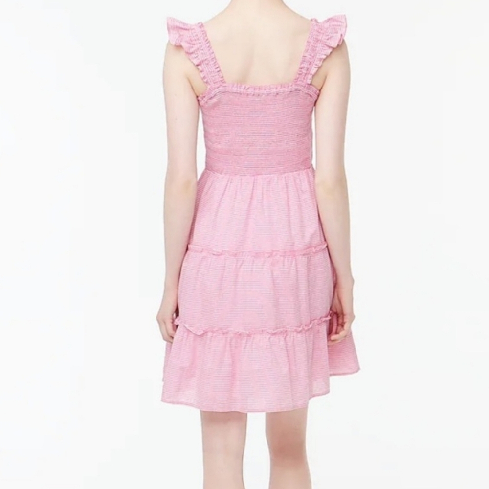 Jcrew factory size xs Striped smocked tiered mini dress - Picture 5 of 5